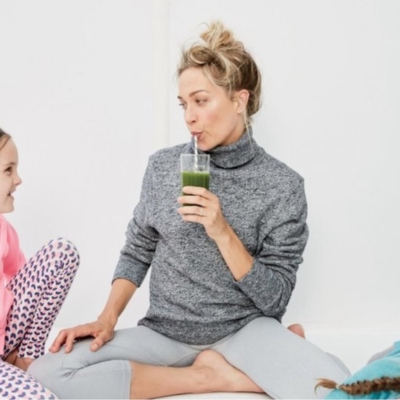 J. Crew cozy cotton turtleneck sweatshirt - Picture 1 of 6